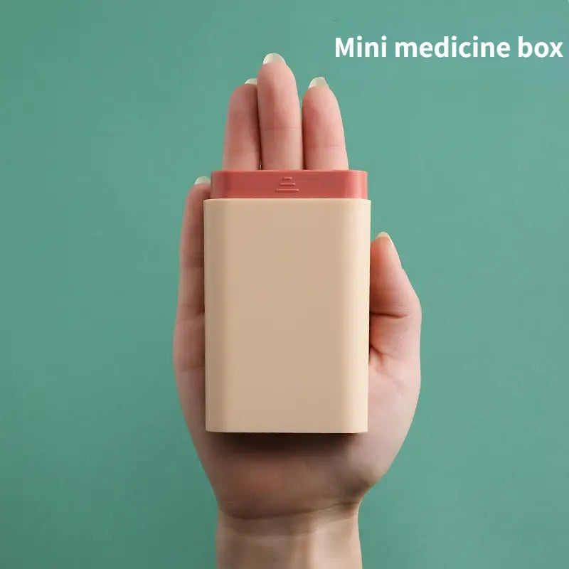 Reise-Tablettenbox für Supplements und Medikamente